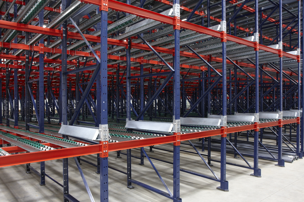 Pallet Flow System for cold storage racking